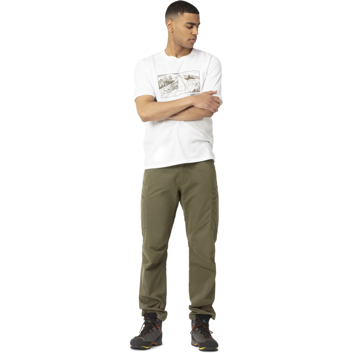 Norrona Pantalones Hombre - Trekking - Olive Night 2 Norrona Pantalones Hombre - Trekking - Olive Night - Imagen 2