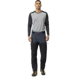 Norrona Pantalones Hombre - Trollveggen Flex1 - Cool Black/Caviar -Norrona norrona trollveggen flex1 pants men cool black caviar 2 1464746