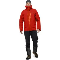 Norrona Chaqueta Hombre - Trollveggen Gore-Tex Pro - Adrenalin/Orange Popsicle -Norrona norrona trollveggen gore tex pro jacket men adrenalin orange popsicle 2 1464763