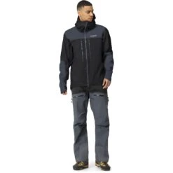 Norrona Chaqueta Hombre - Trollveggen Gore-Tex Pro Light - Caviar/Cool Black -Norrona norrona trollveggen gore tex pro light jacket men caviar cool black 2 1464822