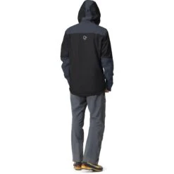 Norrona Chaqueta Hombre - Trollveggen Gore-Tex Pro Light - Caviar/Cool Black -Norrona norrona trollveggen gore tex pro light jacket men caviar cool black 3 1464823