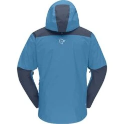Norrona Chaqueta Hombre - Trollveggen Gore-Tex Pro Light - Hawaiian Surf/Indigo Night -Norrona norrona trollveggen gore tex pro light jacket men hawaiian surf indigo night 2 1127351