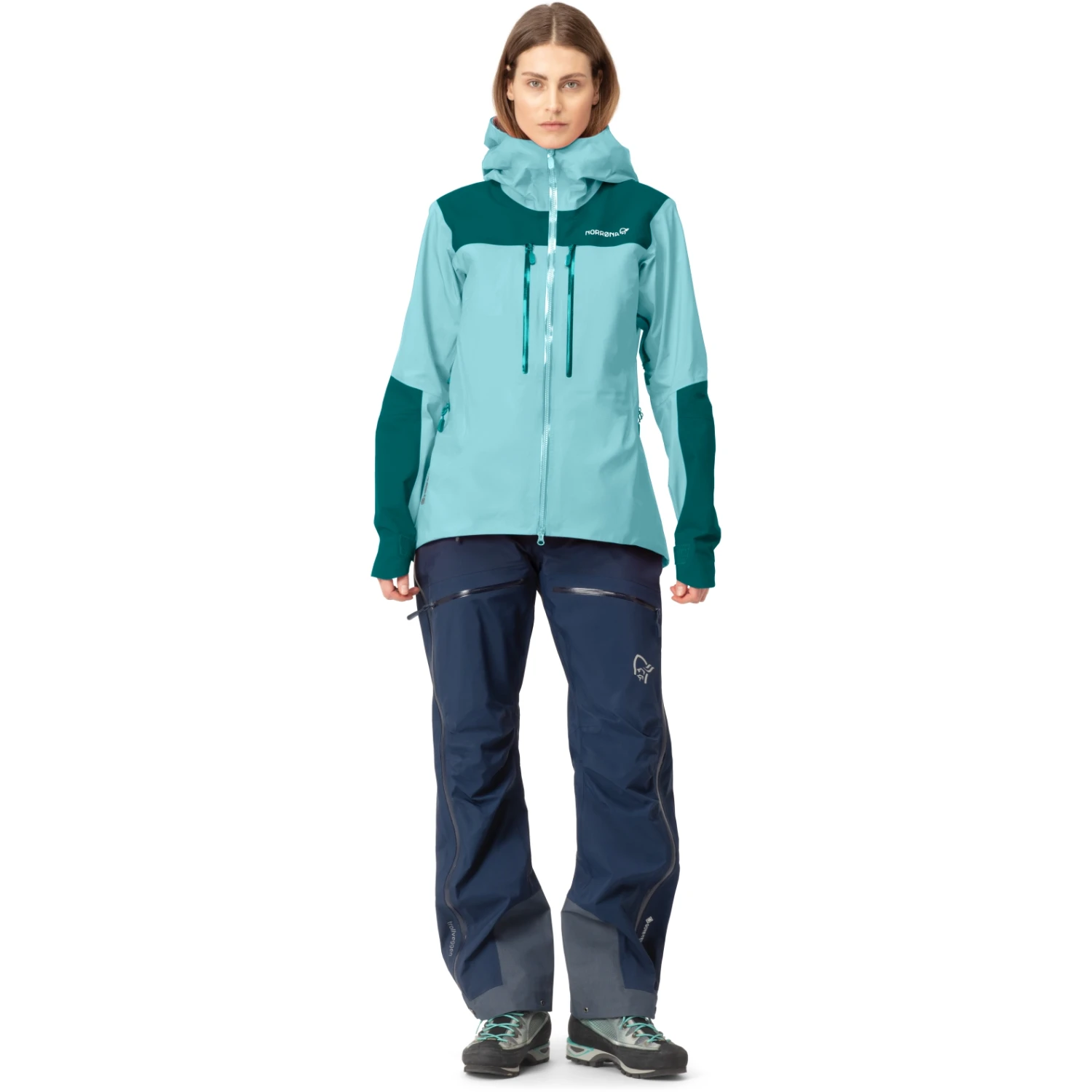 Norrona Chaqueta Mujer - Trollveggen Gore-Tex Pro Light - Clearwater 4 Norrona Chaqueta Mujer - Trollveggen Gore-Tex Pro Light - Clearwater - Imagen 4