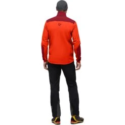 Norrona Chaqueta Hombre - Trollveggen Hiloflex200 - Arednalin/Rhubarb -Norrona norrona trollveggen hiloflex200 jacket men arednalin rhubarb 5 1518949