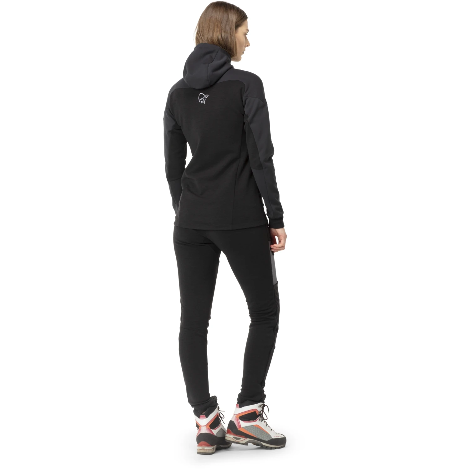 Norrona Chaqueta Mujer - Trollveggen Powerstretch Pro Zip Hood - Caviar 4 Norrona Chaqueta Mujer - Trollveggen Powerstretch Pro Zip Hood - Caviar - Imagen 4