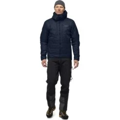 Norrona Chaqueta Hombre - Trollveggen Primaloft100 Zip Hood - Indigo Night -Norrona norrona trollveggen primaloft100 zip hood men indigo night 2 1465031