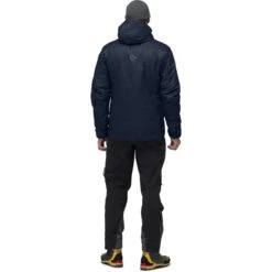 Norrona Chaqueta Hombre - Trollveggen Primaloft100 Zip Hood - Indigo Night -Norrona norrona trollveggen primaloft100 zip hood men indigo night 3 1465033