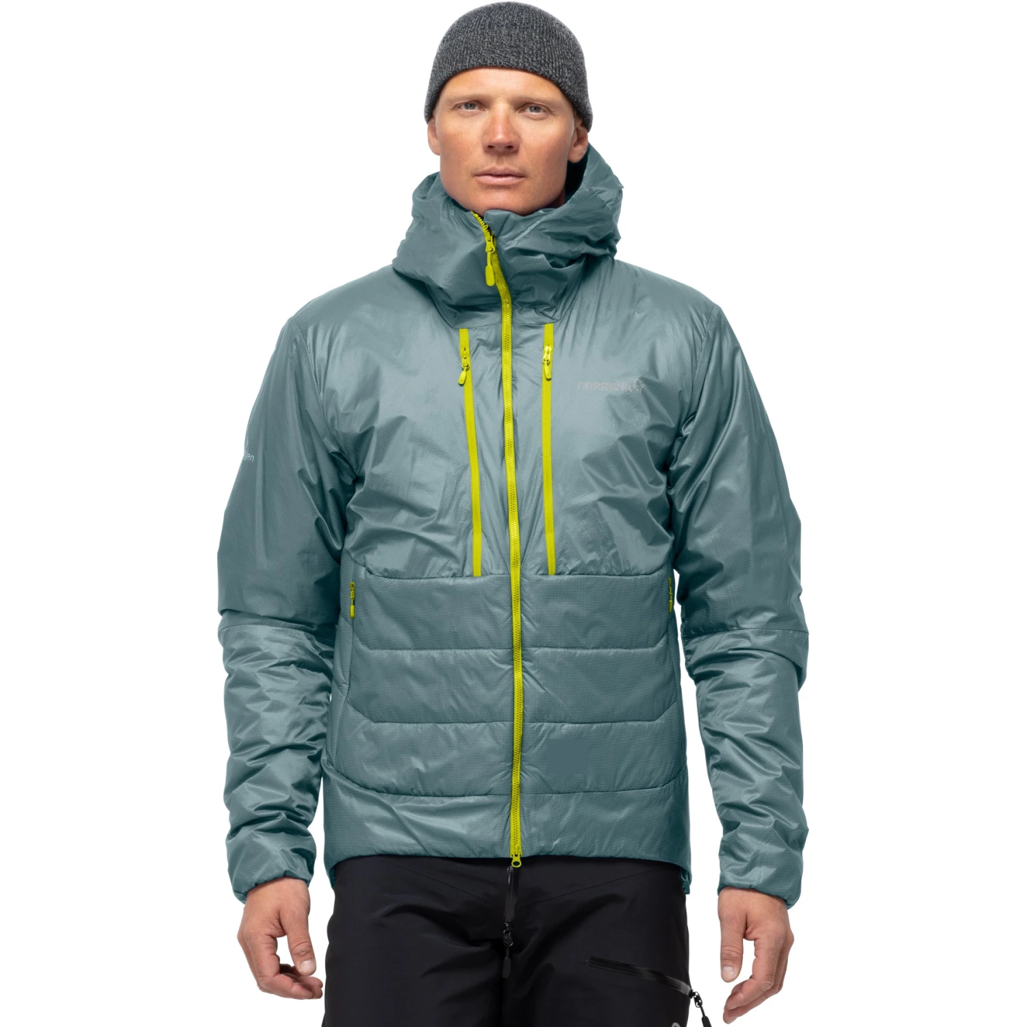 Norrona Chaqueta Hombre - Trollveggen Primaloft100 Zip Hood - North Atlantic 1 Norrona Chaqueta Hombre - Trollveggen Primaloft100 Zip Hood - North Atlantic