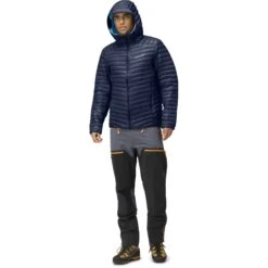 Norrona Plumífero Chaqueta Hombre - Trollveggen Superlight Down850 Hood - Indigo Night -Norrona norrona trollveggen superlight down850 hood jacket men indigo night 3 1258405