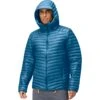 Norrona Plumífero Chaqueta Hombre - Trollveggen Superlight Down850 Hood - Mykonos Blue