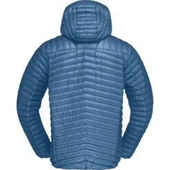 Norrona Plumífero Chaqueta Hombre - Trollveggen Superlight Down850 Hood - Mykonos Blue -Norrona norrona trollveggen superlight down850 hood jacket men mykonos blue 3 1519039