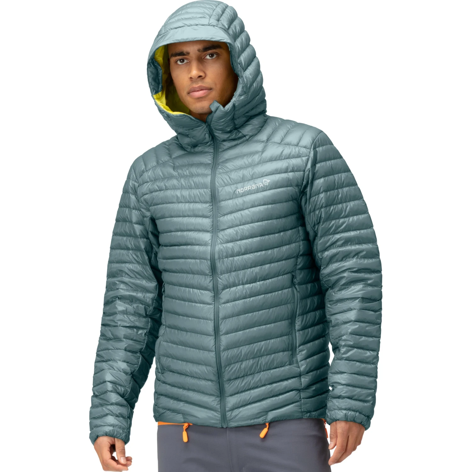 Norrona Plumífero Chaqueta Hombre - Trollveggen Superlight Down850 Hood - North Atlantic/Sulphur Spring 1 Norrona Plumífero Chaqueta Hombre - Trollveggen Superlight Down850 Hood - North Atlantic/Sulphur Spring