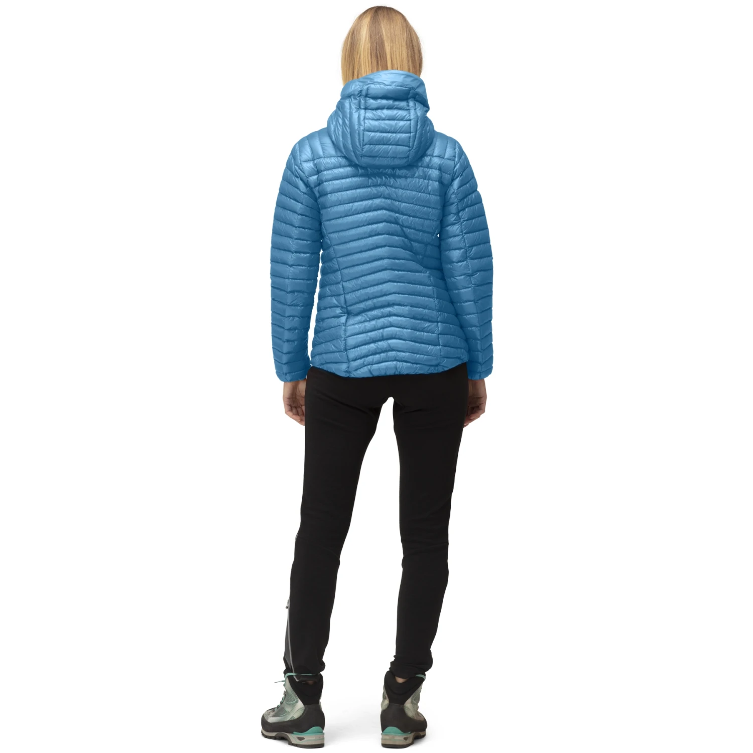 Norrona Plumífero Chaqueta Mujer - Trollveggen Superlight Down850 Hood - Hawaiian Surf 5 Norrona Plumífero Chaqueta Mujer - Trollveggen Superlight Down850 Hood - Hawaiian Surf - Imagen 5