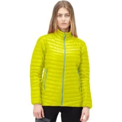 Norrona Plumífero Chaqueta Mujer - Trollveggen Superlight Down850 - Sulphur Spring