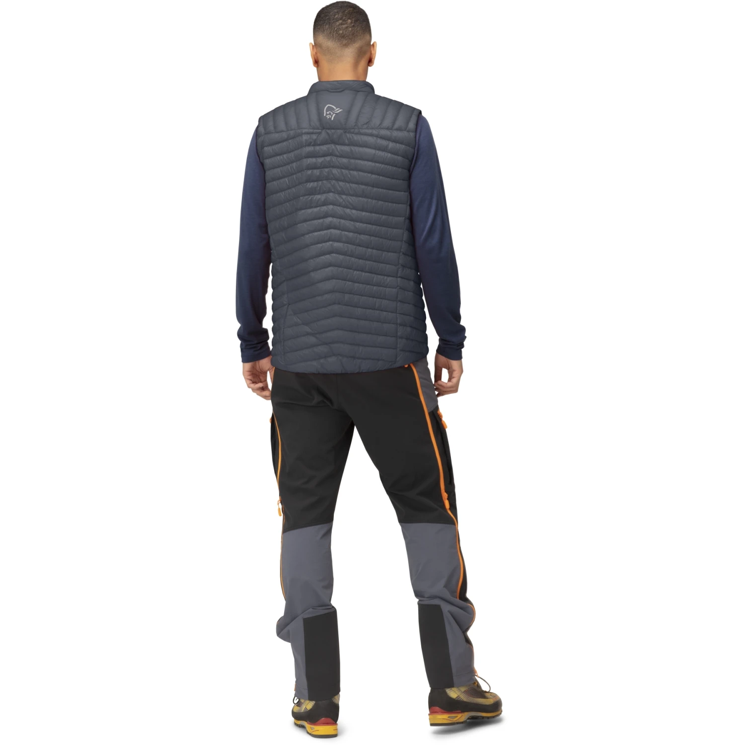 Norrona Chaleco Plumas Hombre - Trollveggen Superlight Down850 - Cool Black 5 Norrona Chaleco Plumas Hombre - Trollveggen Superlight Down850 - Cool Black - Imagen 5