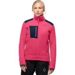 Norrona Chaqueta Mujer - Trollveggen Thermal Pro - Honeysuckle/Indigo Night