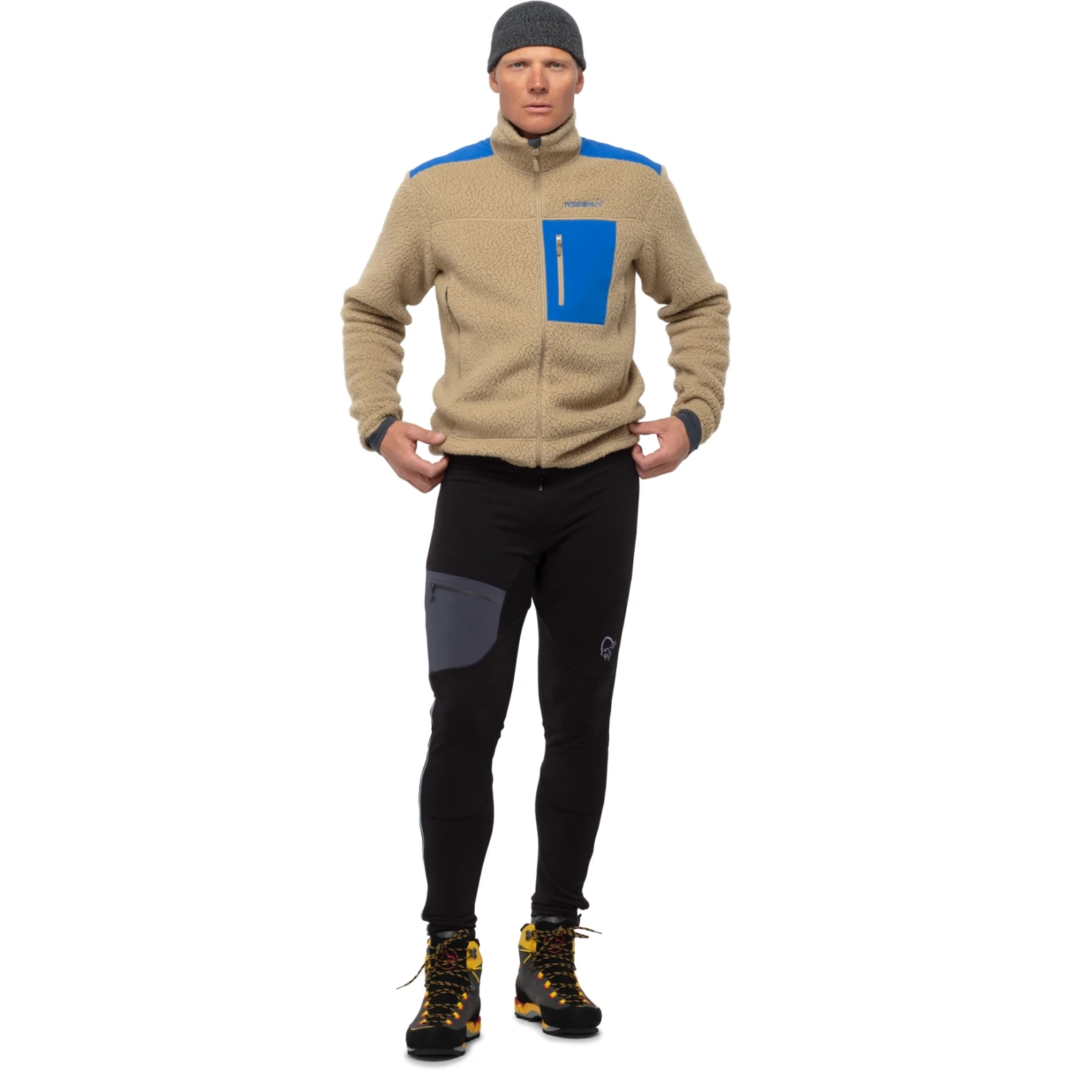 Norrona Mallas Hombre - Trollveggen Warmwool2 Stretch - Caviar 3 Norrona Mallas Hombre - Trollveggen Warmwool2 Stretch - Caviar - Imagen 3