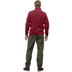 Norrona Unisex Suéter - Warm2 Halfzip - Rhubarb Melange -Norrona norrona warm2 halfzip unisex pullover rhubarb melange 4 1032164