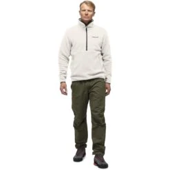 Norrona Unisex Suéter - Warm2 Halfzip - Snowdrop -Norrona norrona warm2 halfzip unisex pullover snowdrop 2 1465444
