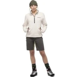 Norrona Unisex Suéter - Warm2 Halfzip - Snowdrop -Norrona norrona warm2 halfzip unisex pullover snowdrop 4 1465446