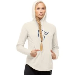 Norrona Sudadera Con Capucha Mujer - Warm2 Hood - Snowdrop
