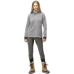 Norrona Chaqueta Mujer - Warmwool3 Hood - Drizzle -Norrona norrona warmwool3 hood jacket women drizzle 3 1259017